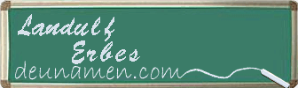 Landulf Erbes Visitenkarte